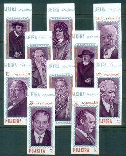 Fujeira-1970-Mi495-504-Personalities-from-German-History-IMPERF-MLH