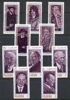 Fujeira-1970-Mi495-504-Personalities-from-German-History-MUH