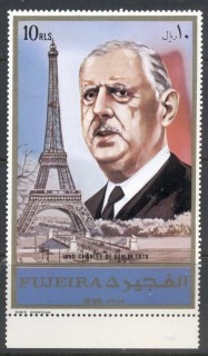 Fujeira-1972-Mi1158A-Charles-de-Gaulle-MUH