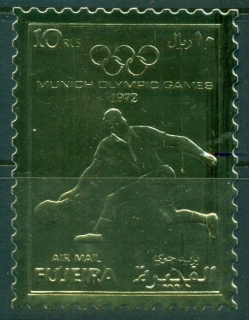 Fujeira-1972-Mi1280A-Summer-Olympics-Munich-gold-foil-embossed-MLH