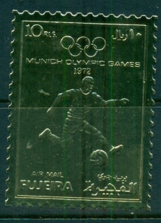 Fujeira-1972-Mi1404A-Summer-Olympics-Munich-gold-foil-embossed-MLH