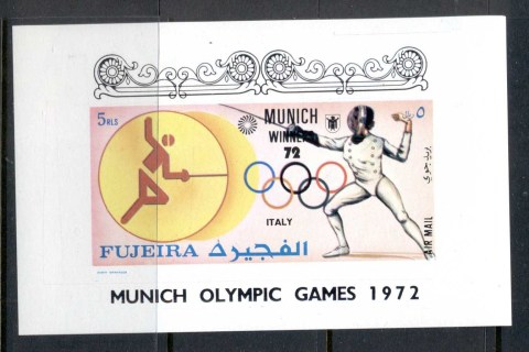 Fujeira-1972-Mi1418-Summer-Olympics-Munich-Medallists-Foil-fencing-Germany-Deluxe-MS-MUH