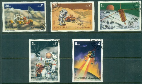 Fujeira-1972-Mi833-837-Space-Program