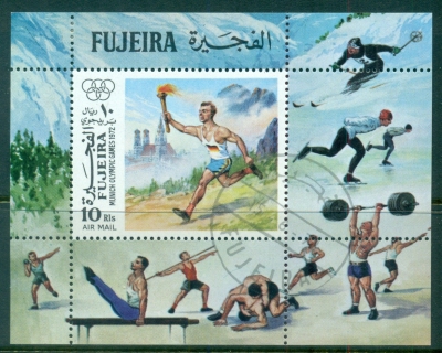 Fujeira-1972-MiMS112A-Summer-Olympics-Munich-MS-CTO