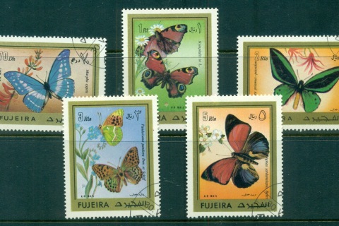 Fujeira-1971-Mi780-784A-Insects