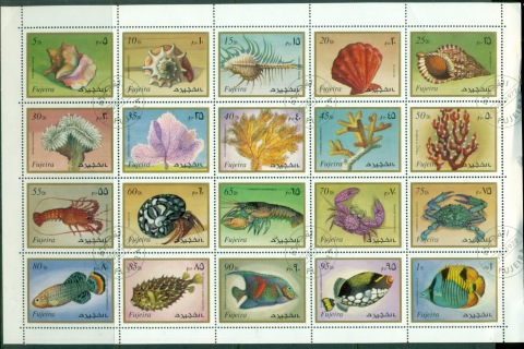Fujeira-1972-Mi1019-108A-Marine-Life