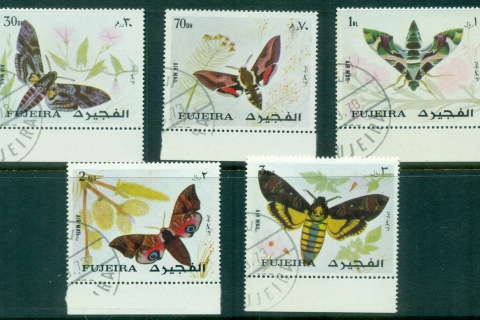 Fujeira-1972-Mi1326-1330A-Insects