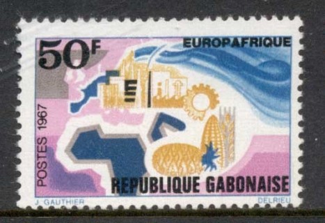 Gabon 1967 Europ Afrique