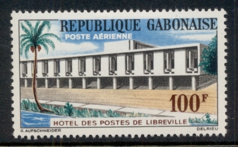 Gabon 1963 Post Office Libreville