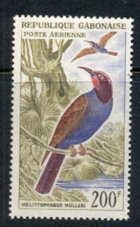 Gabon 1963 Birds 200f