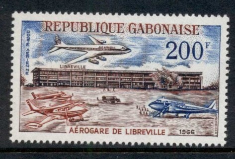 Gabon 1966 Inauguration of Libreville Airport