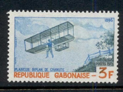 Gabon 1973 History of Aviation 3f