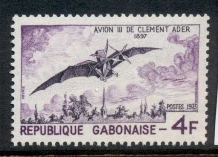 Gabon 1973 History of Aviation 4f