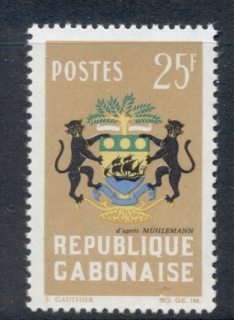 Gabon 1964 Arms of Gabon