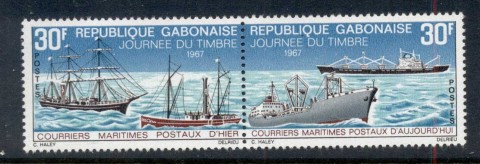 Gabon 1967 Mail Ships pr