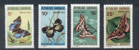 Gabon 1971 Insects, Butterflies & Moths
