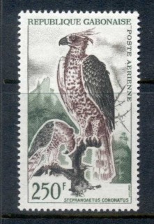 Gabon 1964 Bird, Hawk Eagle 250f