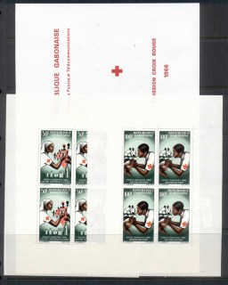 Gabon 1966 Red Cross booklet