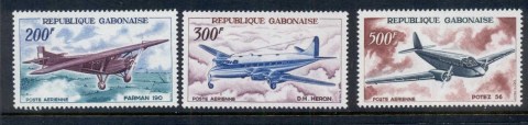 Gabon 1967 Vintage Planes