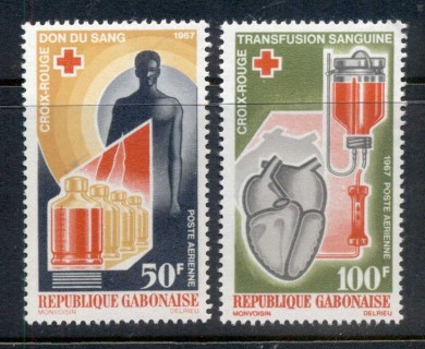 Gabon 1967 Red Cross