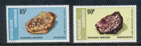 Gabon 1971 Rocks & Minerals