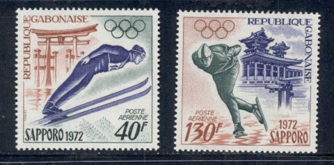 Gabon 1972 Winter Olympics Sapporo