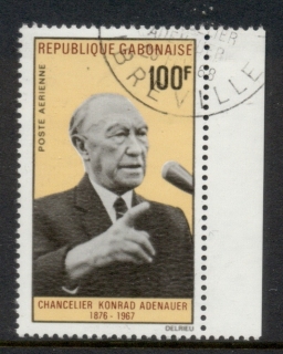 Gabon 1968 Konrad Adenauer