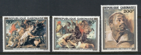 Gabon 1977 Rubens paintings