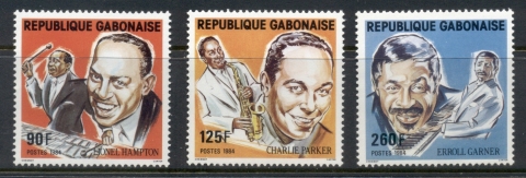 Gabon 1984 Black Jazz Musicians