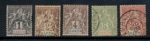 Gabon 1904-07 Navigation & Commersc Asst