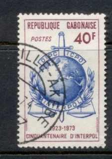 Gabon 1973 Interpol