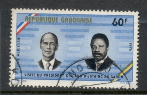 Gabon 1976 President D'Estaing