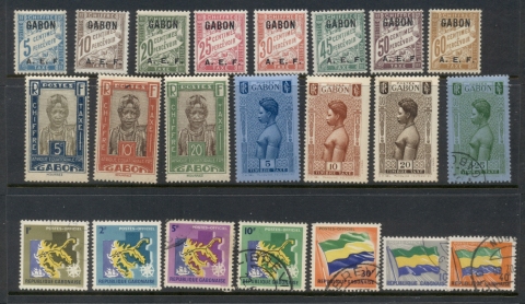 Gabon 1928 on Postage Dues, Officials Asst