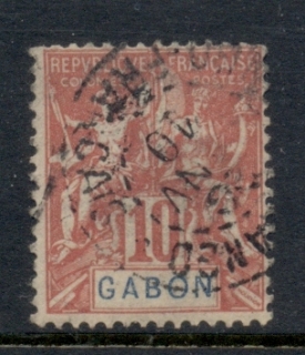 Gabon 1904-07 Navigation & Commerce 10c