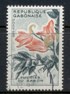 Gabon 1961 Flowers 1f