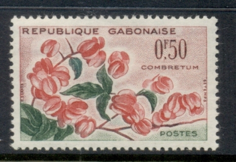 Gabon 1961 Flowers 50c