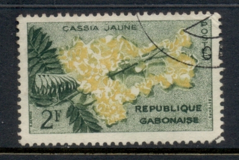 Gabon 1961 Flowers 2f