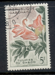 Gabon 1961 Flowers 5f