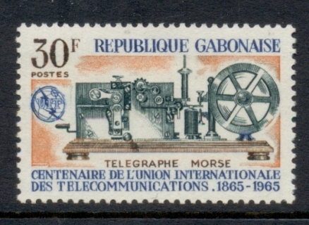 Gabon 1965 ITU Centenary