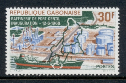 Gabon 1968 Port Gentil Refinery