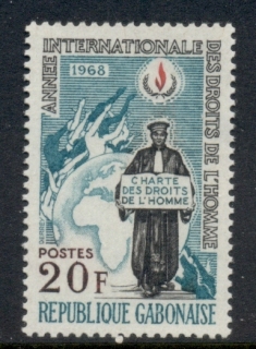 Gabon 1968 Intl. Human Rights year