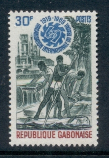 Gabon 1969 ILO 50th Anniv.