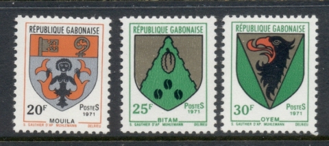 Gabon 1971 Regional Arms