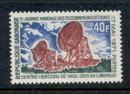 Gabon 1971 World Telecommunications Day