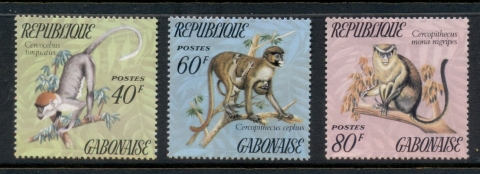 Gabon 1974 Wildlife, Monkeys