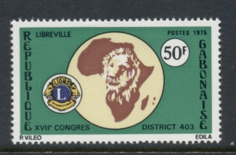 Gabon 1975 Lions Club