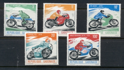 Gabon 1976 Motorcycles