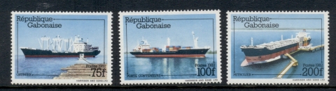 Gabon 1982 Merchant Navy Ships