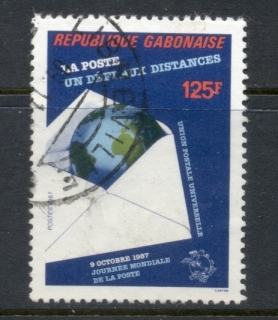 Gabon 1987 World Post day