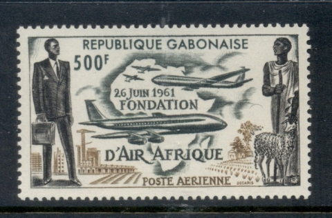 Gabon 1962 Air Afrique